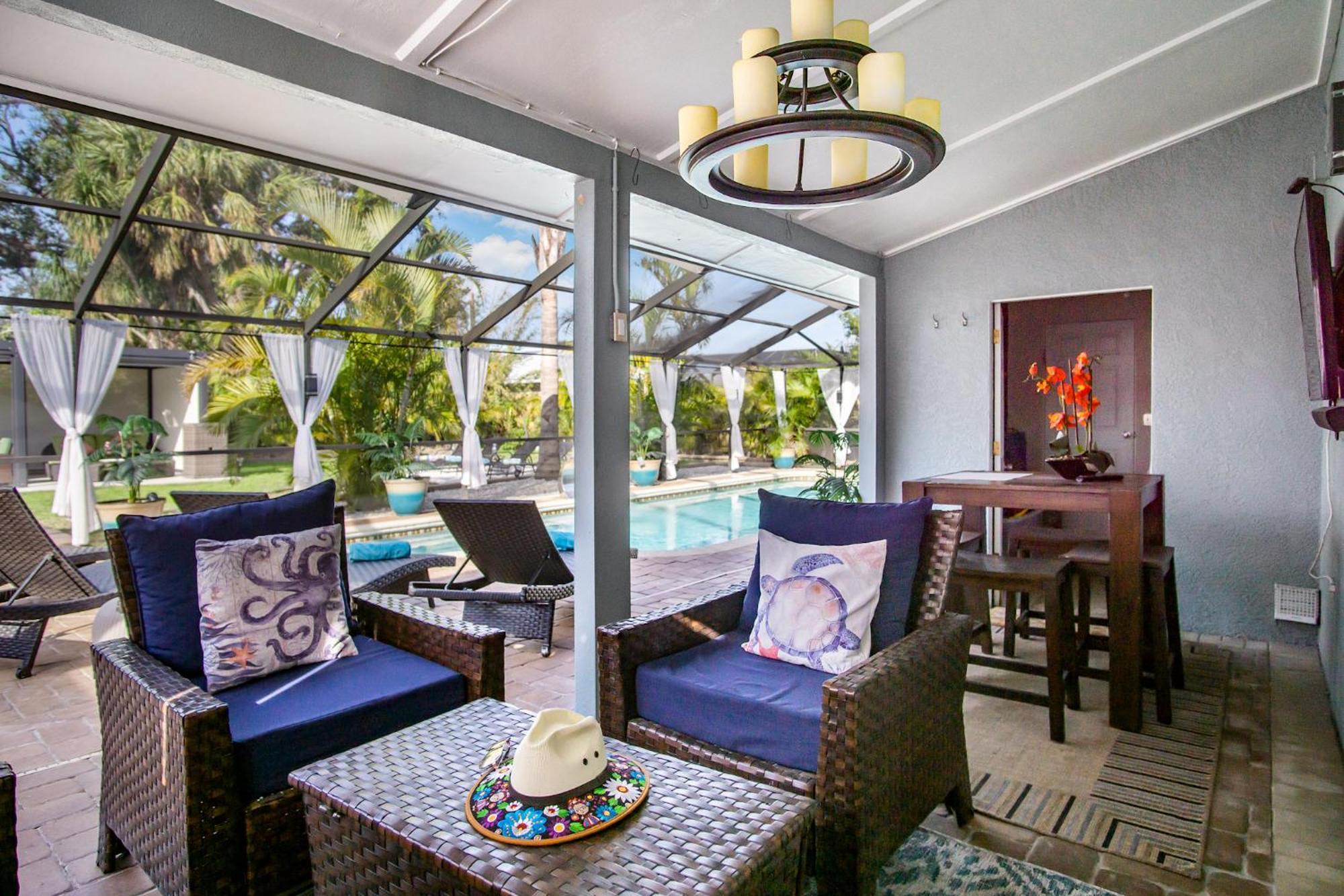 Luxury Zen Den With Heated Pool Just Off Siesta Key Daire Sarasota Dış mekan fotoğraf