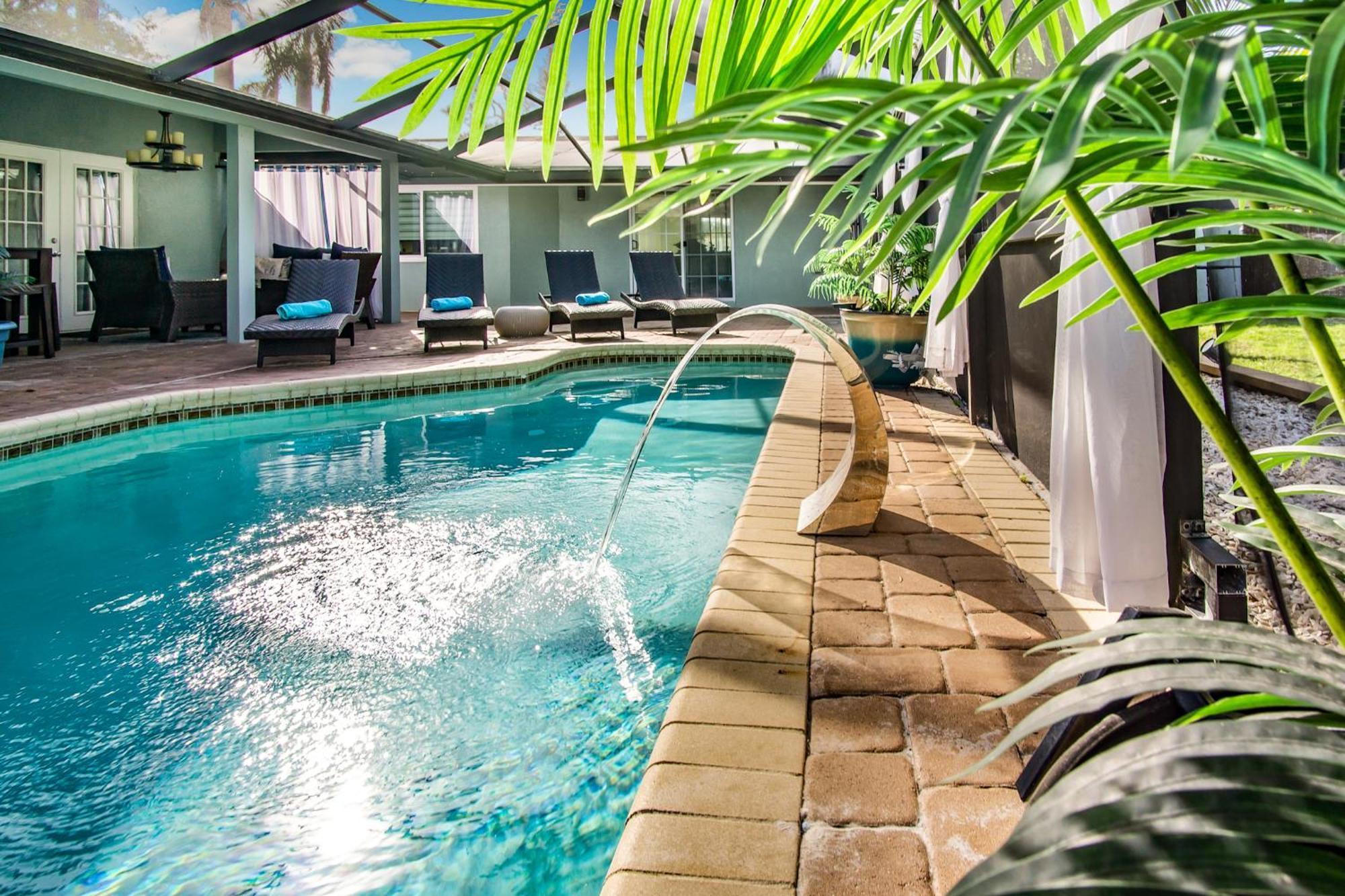Luxury Zen Den With Heated Pool Just Off Siesta Key Daire Sarasota Dış mekan fotoğraf